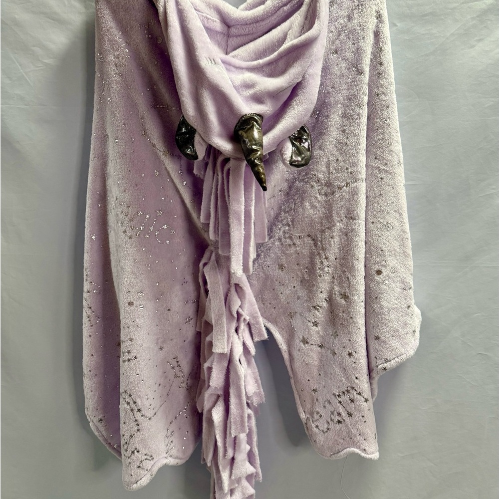 Nicole Miller Kids Wearable Unicorn Blanket Wrap Hooded Pockets Tail Lavender - Picture 2 of 8